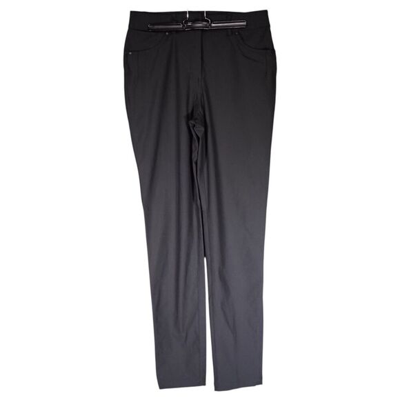 Lululemon Pants 6 Womens Black City Sleek 5 Pocket Ankle Walking Polyester Slim - Picture 1 of 7